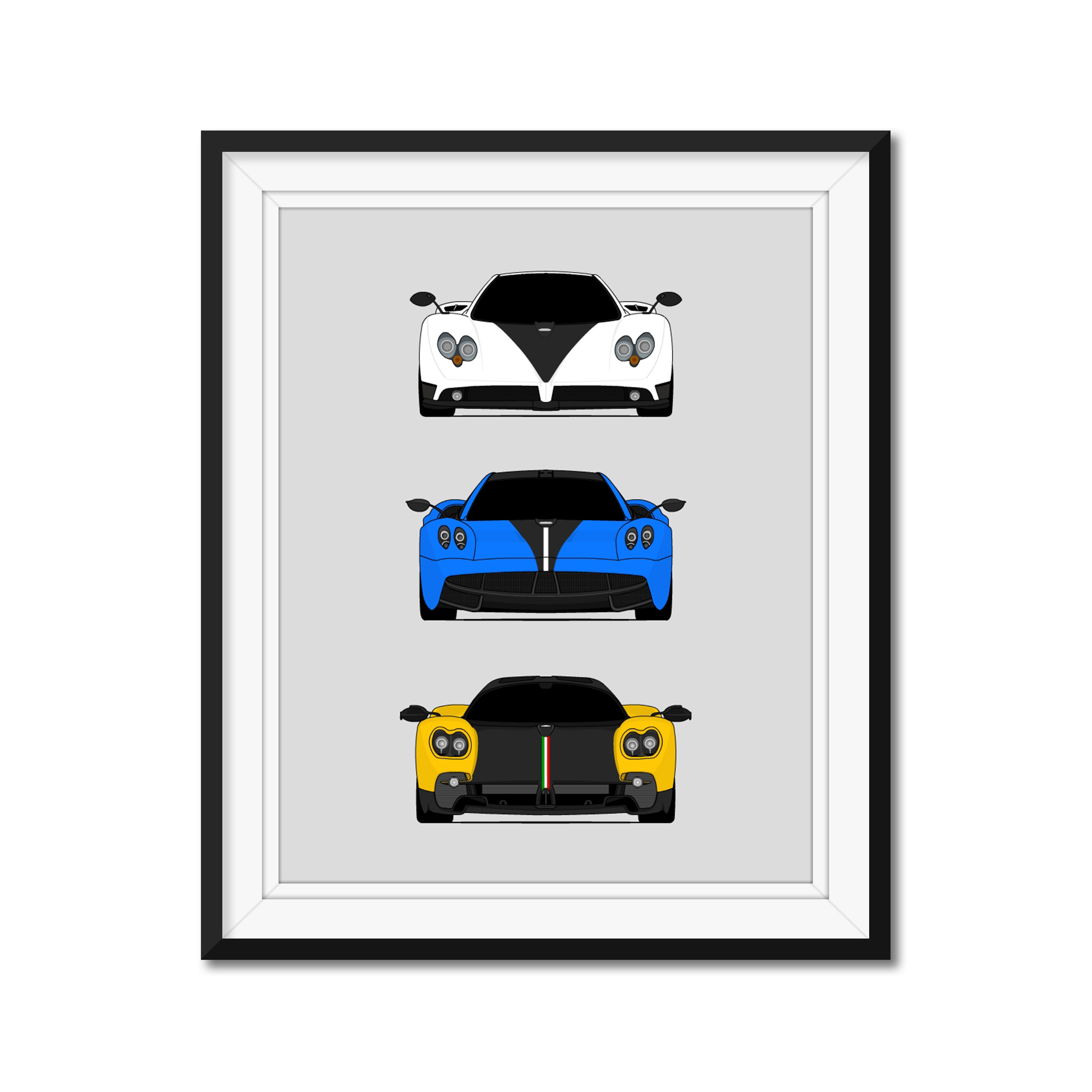 Pagani Zonda Huayra Generations