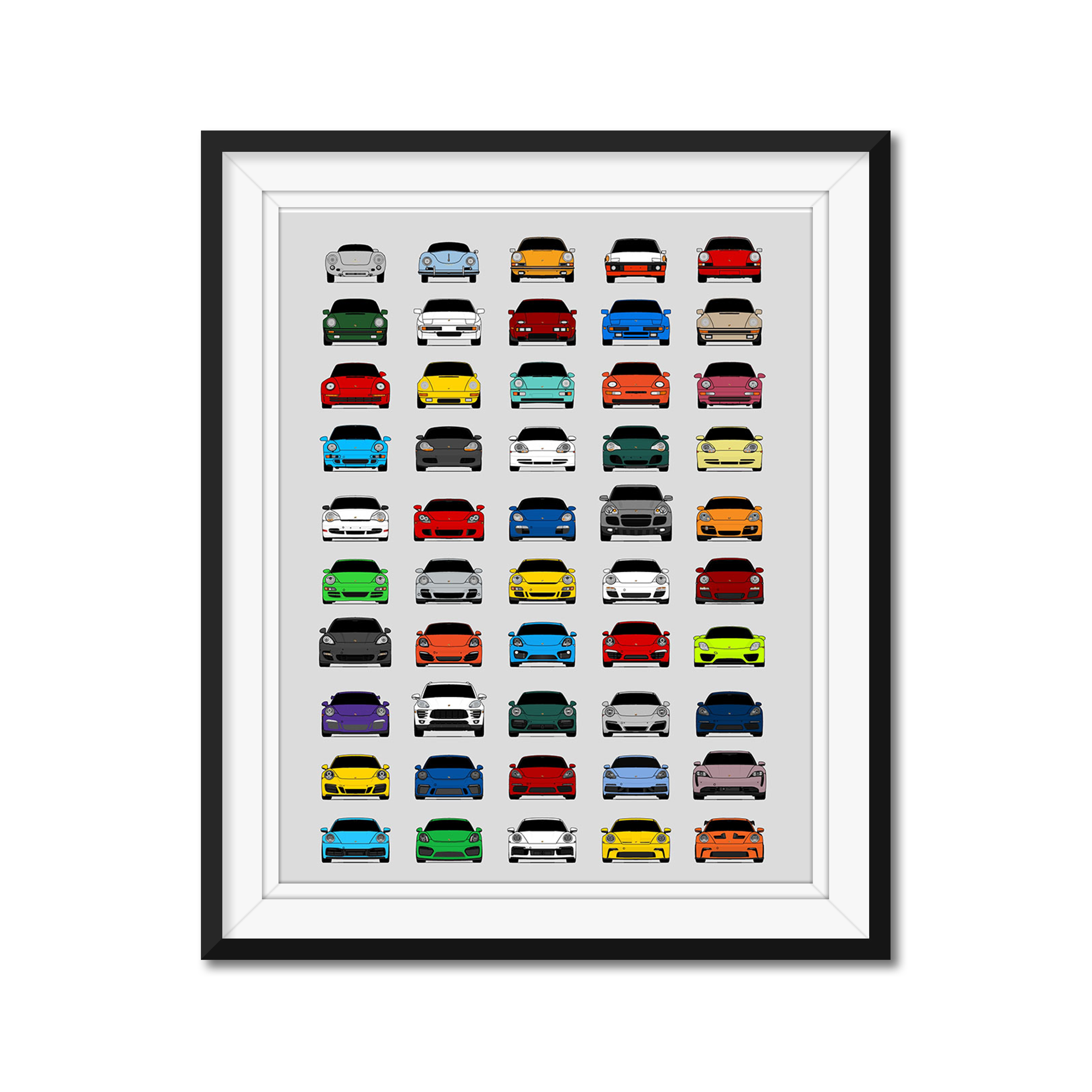 porsche-generations-history-and-evolution-custom-car-posters