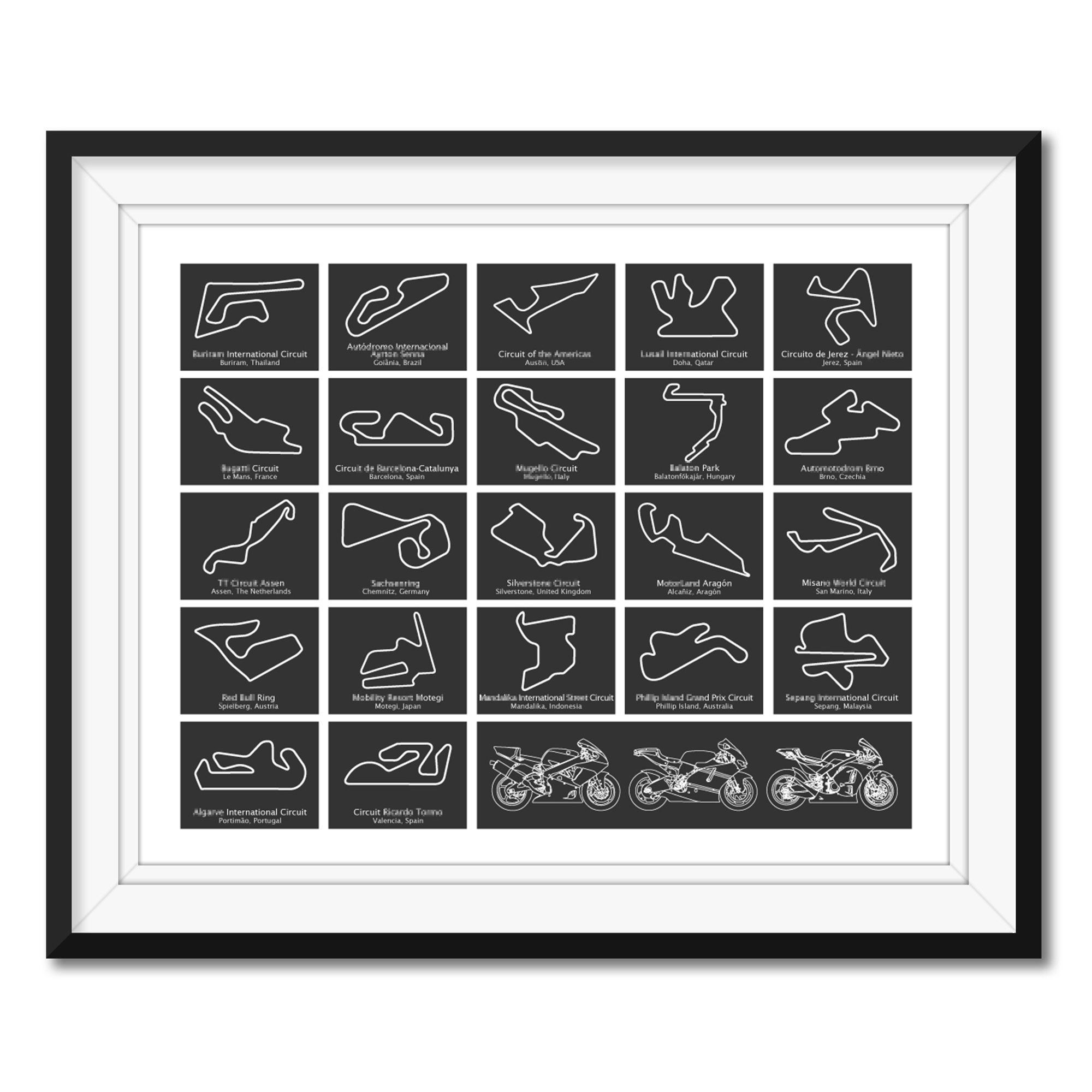 MotoGP 2026 Race Track Poster