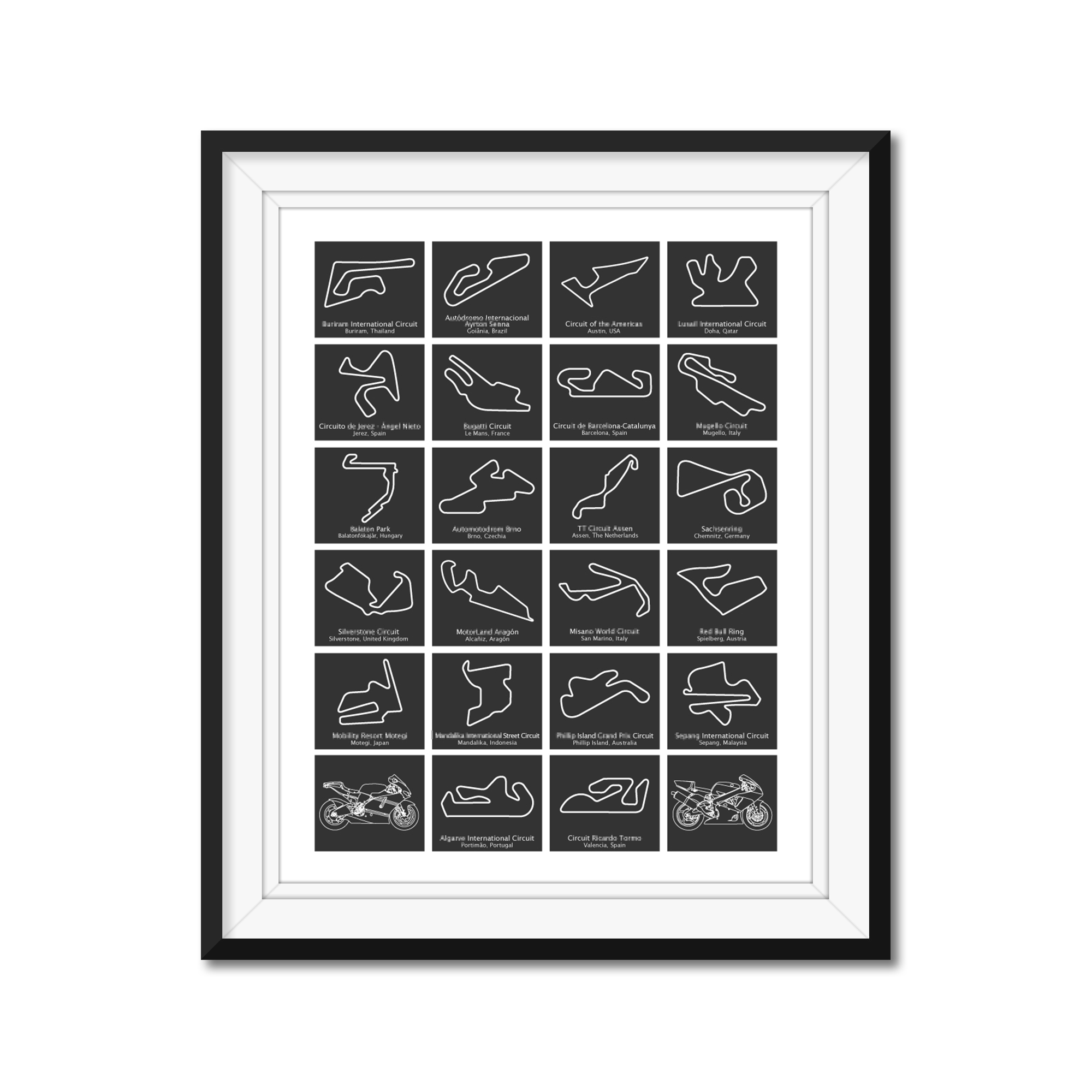 MotoGP 2026 Race Track Poster