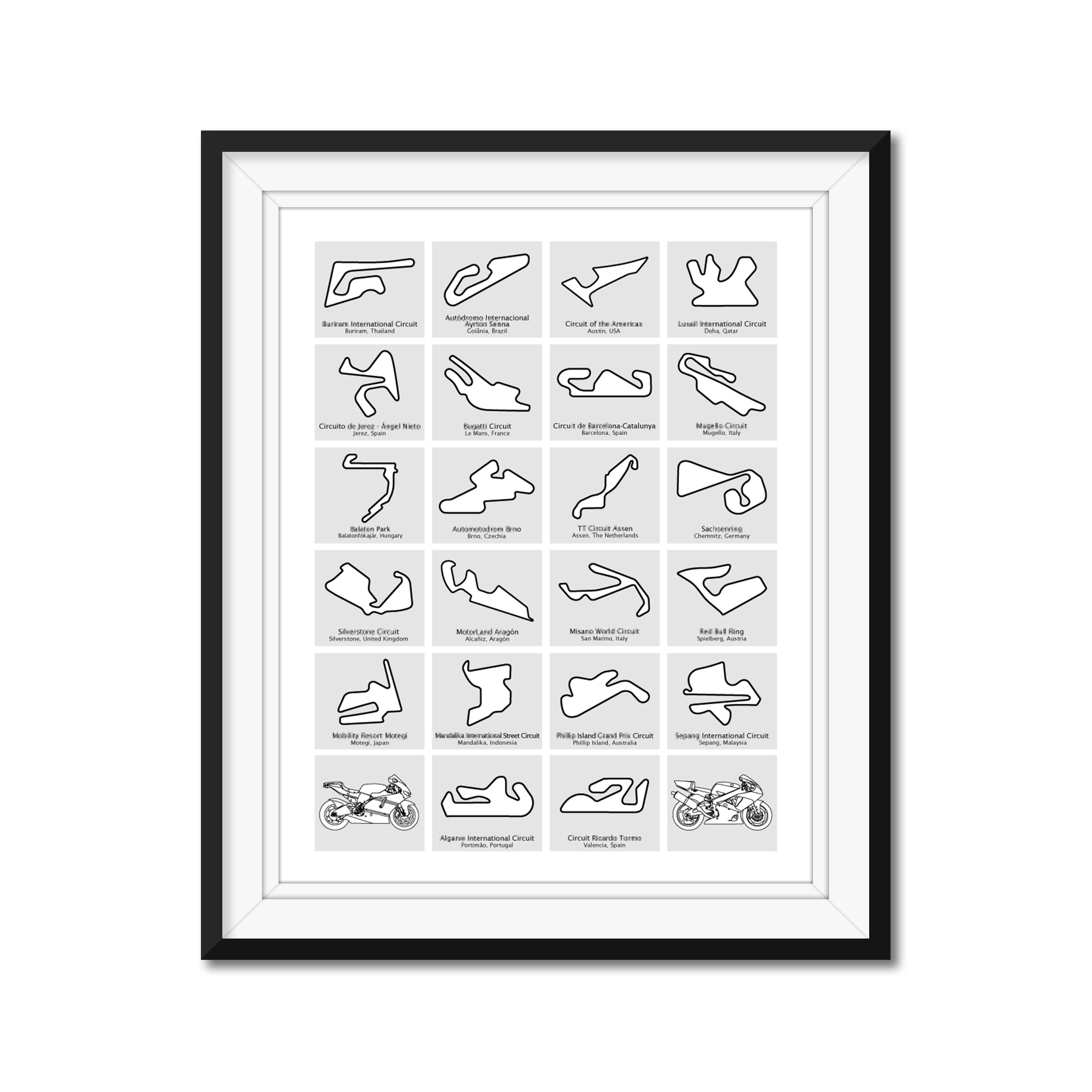 MotoGP 2026 Race Track Poster