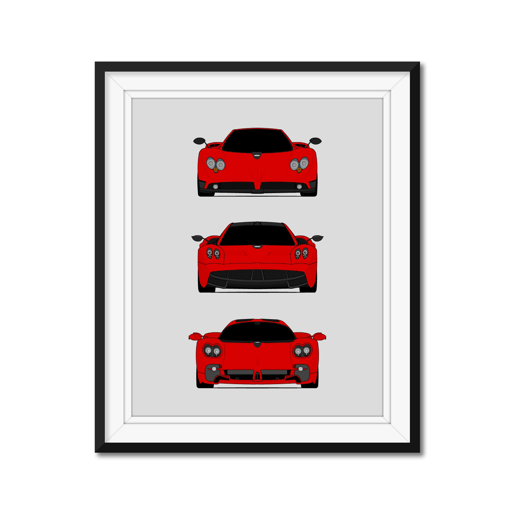 Pagani Zonda Huayra Generations