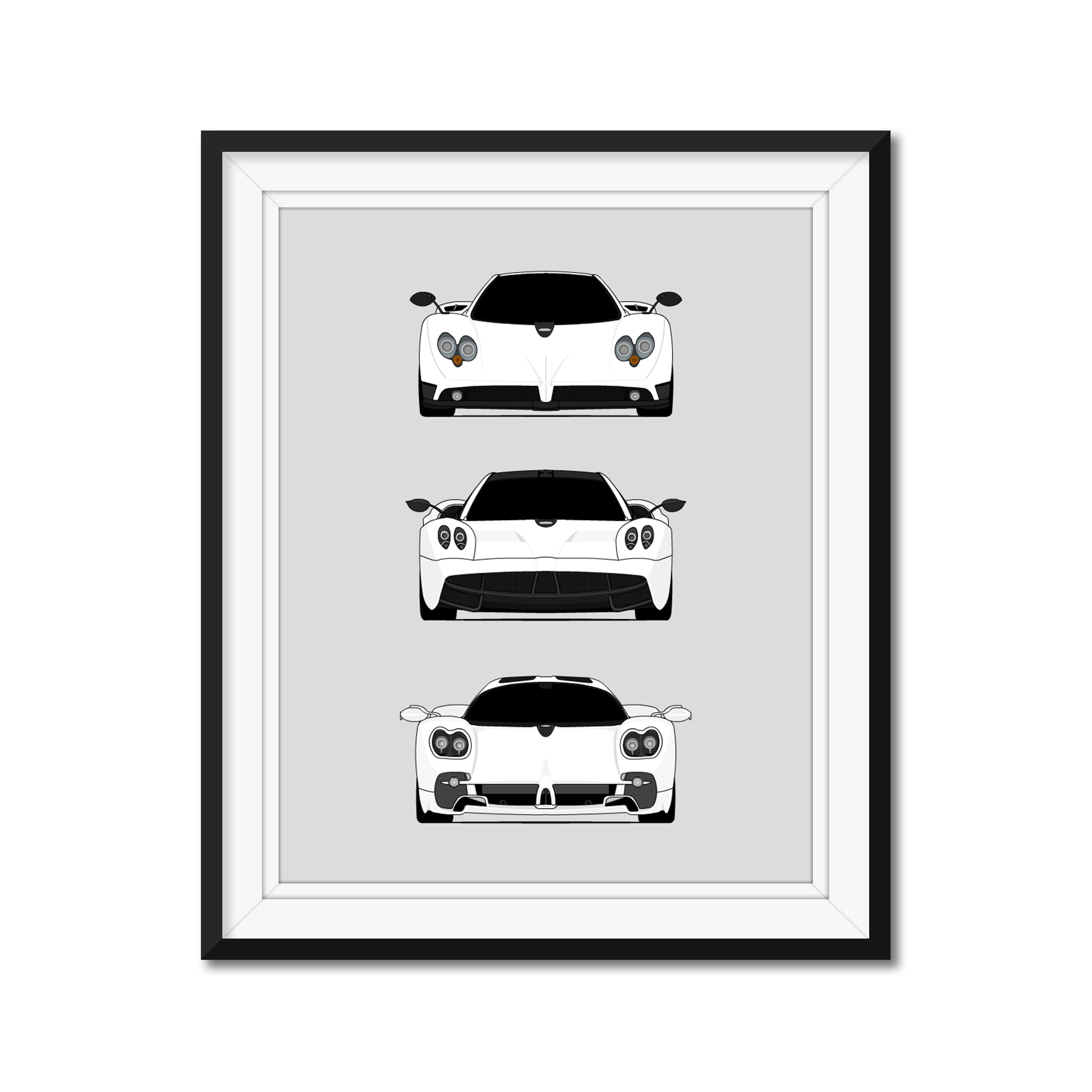 Pagani Zonda Huayra Generations