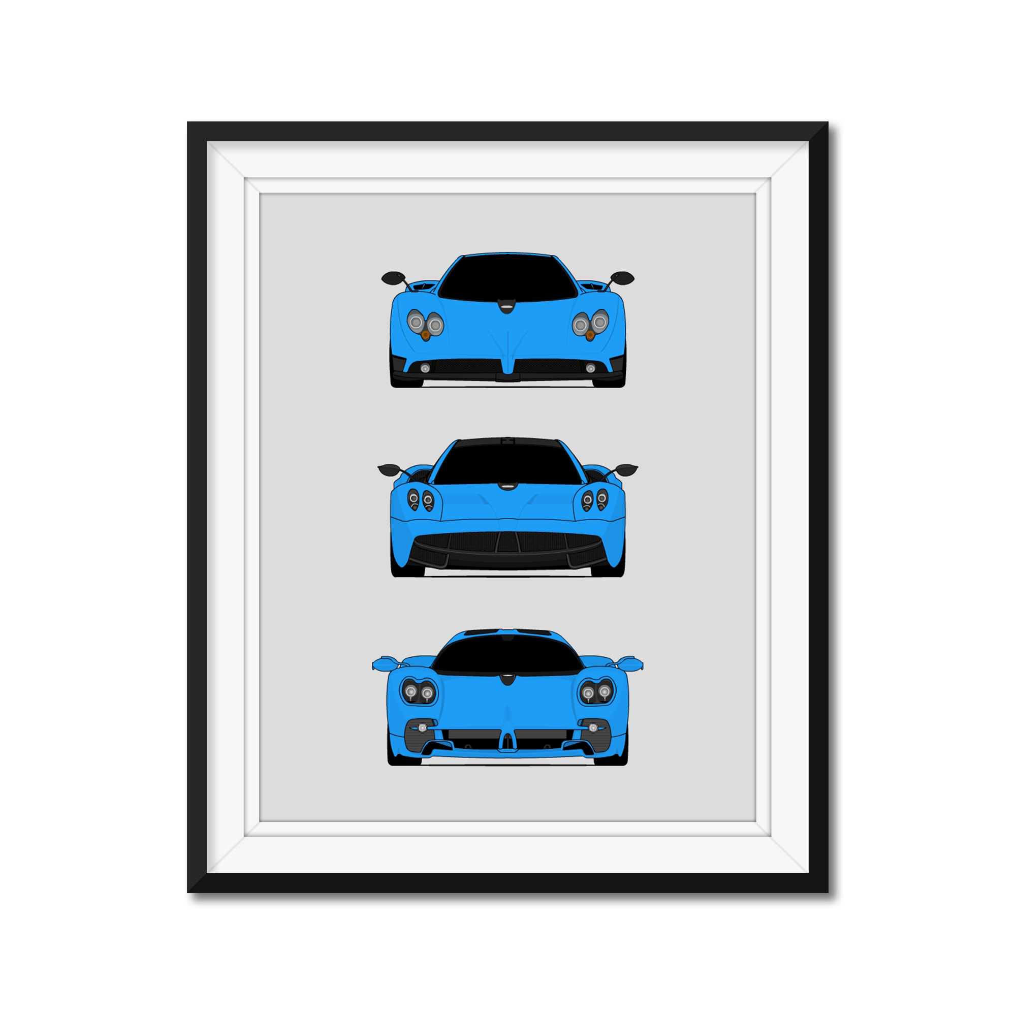 Pagani Zonda Huayra Generations