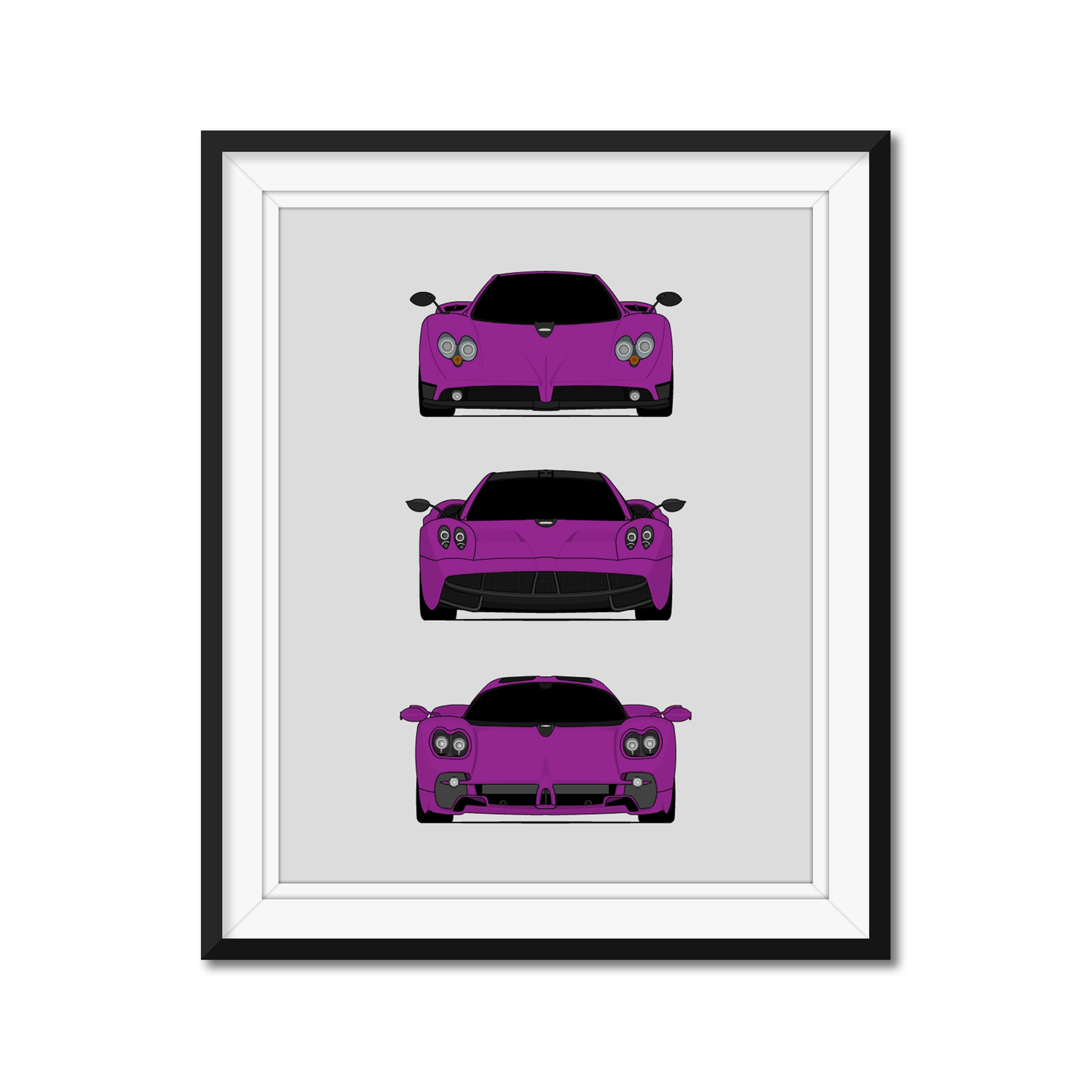 Pagani Zonda Huayra Generations