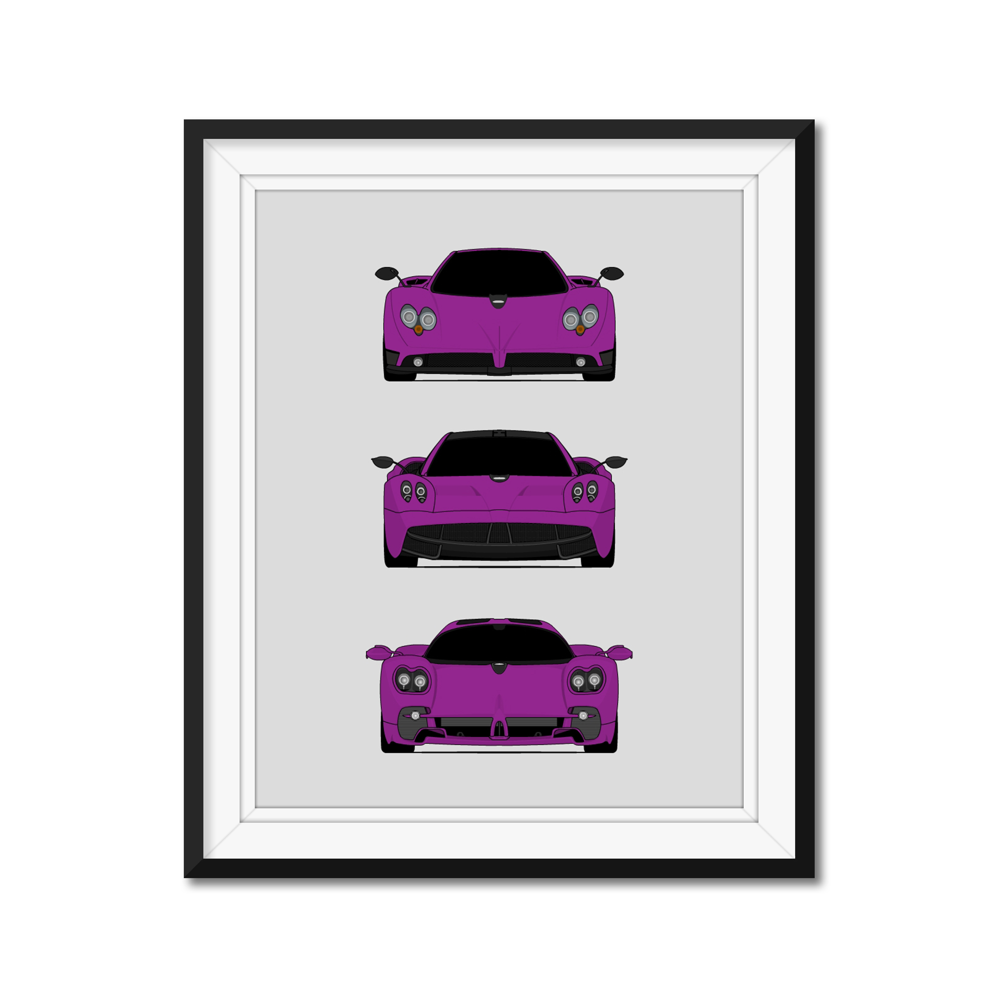 Pagani Zonda Huayra Generations