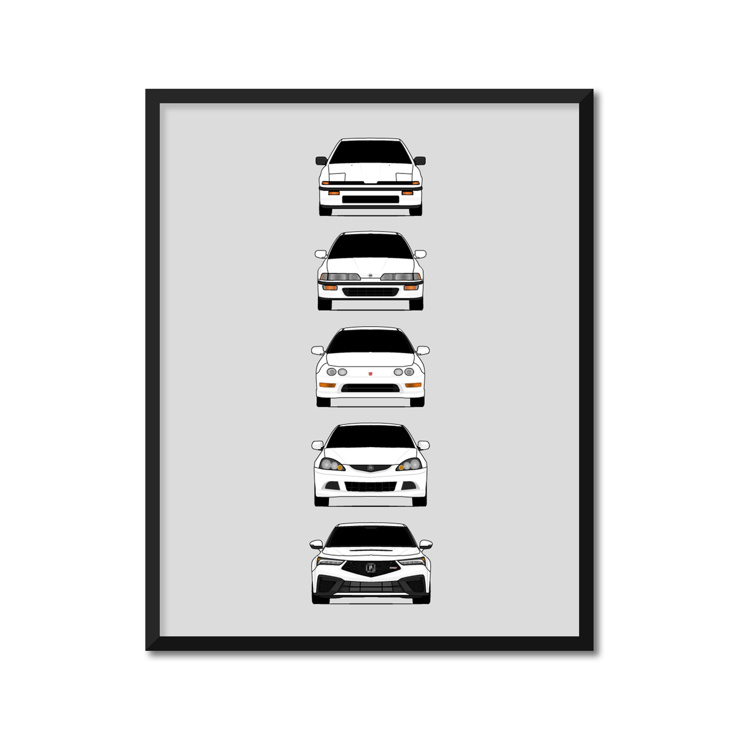 Customizable Version: Acura Integra Generations