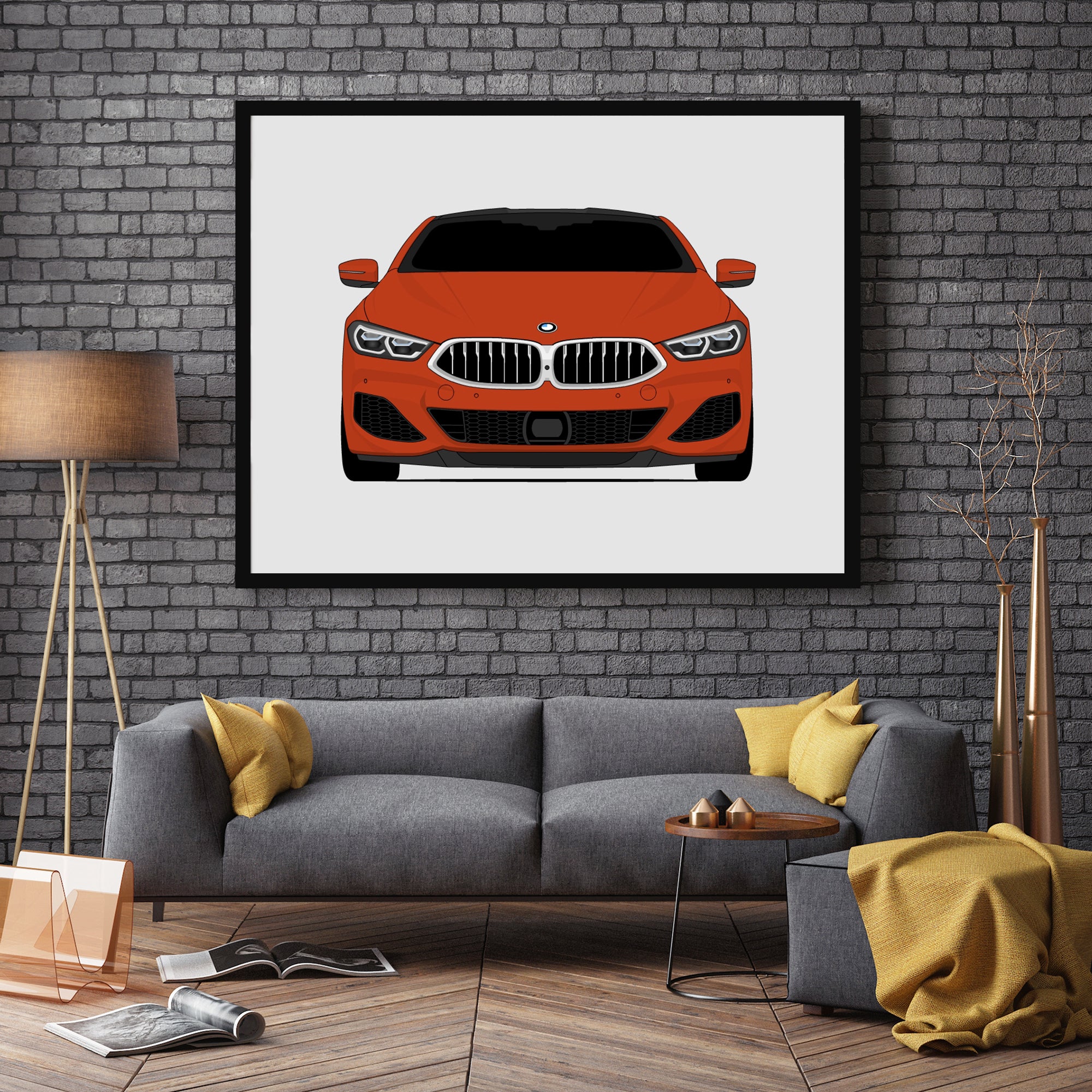 BMW 8 Series (2018-2022) G14 G15 G16 Poster