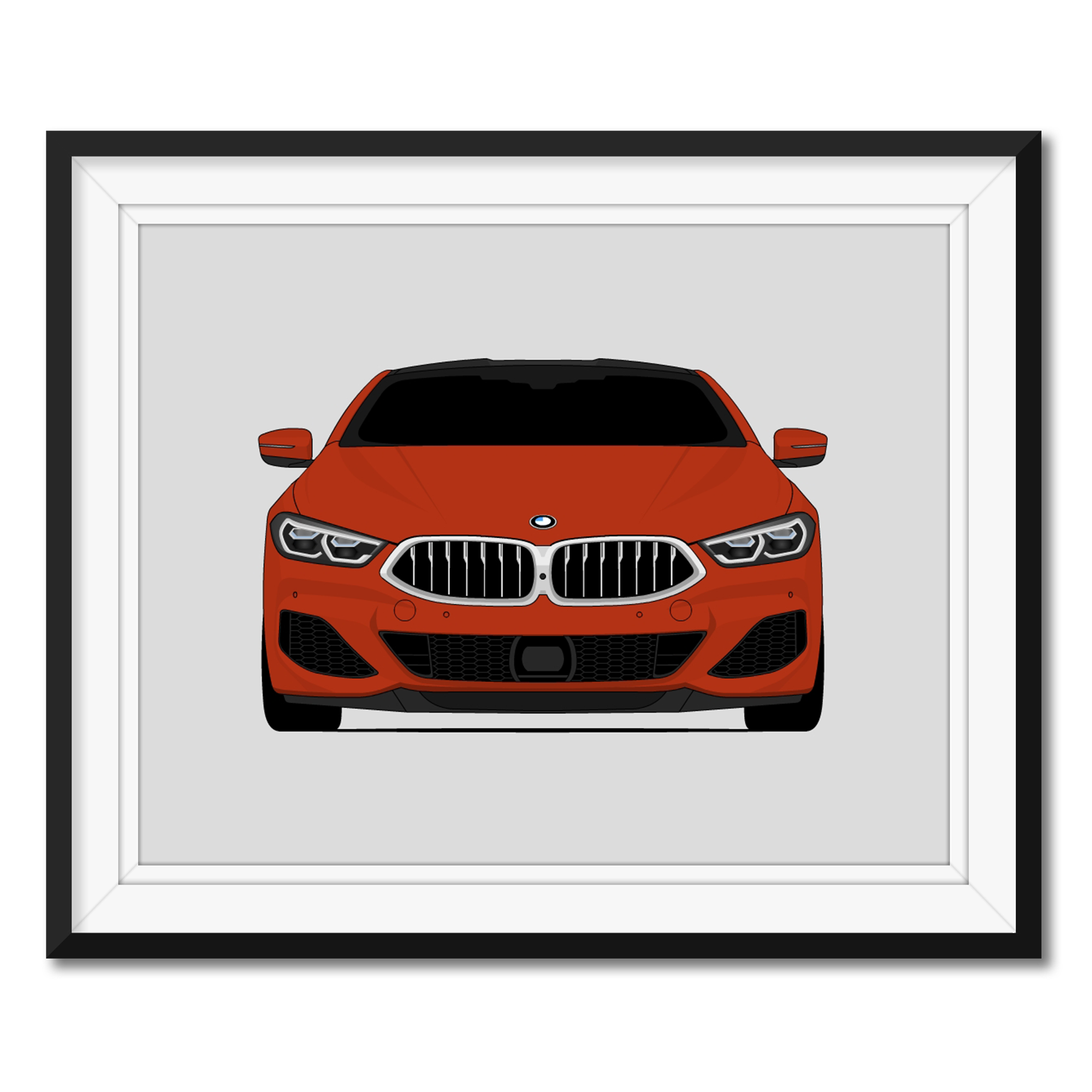 BMW 8 Series (2018-2022) G14 G15 G16 Poster