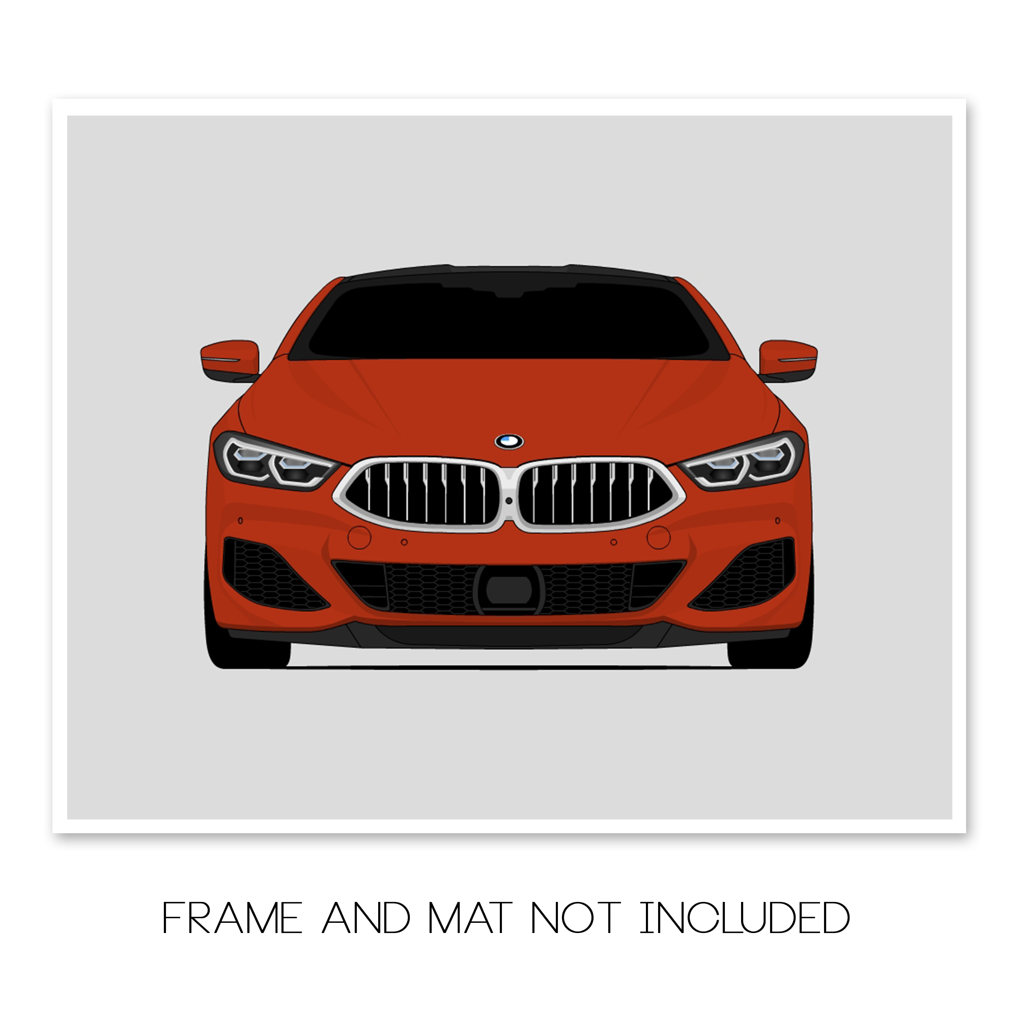 BMW 8 Series (2018-2022) G14 G15 G16 Poster