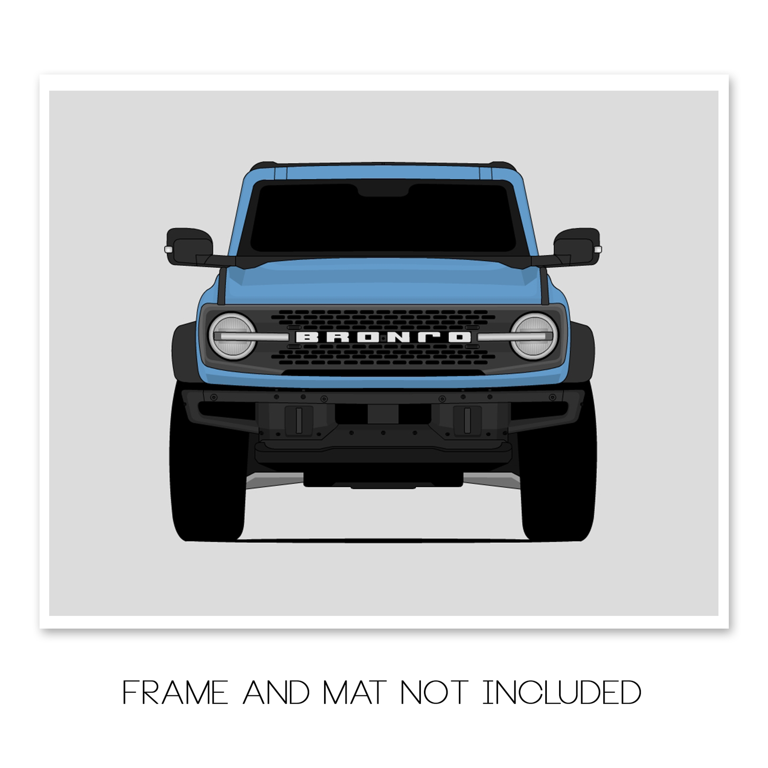 Ford Bronco (2021-Present) Badlands Wildtrak First Edition Poster