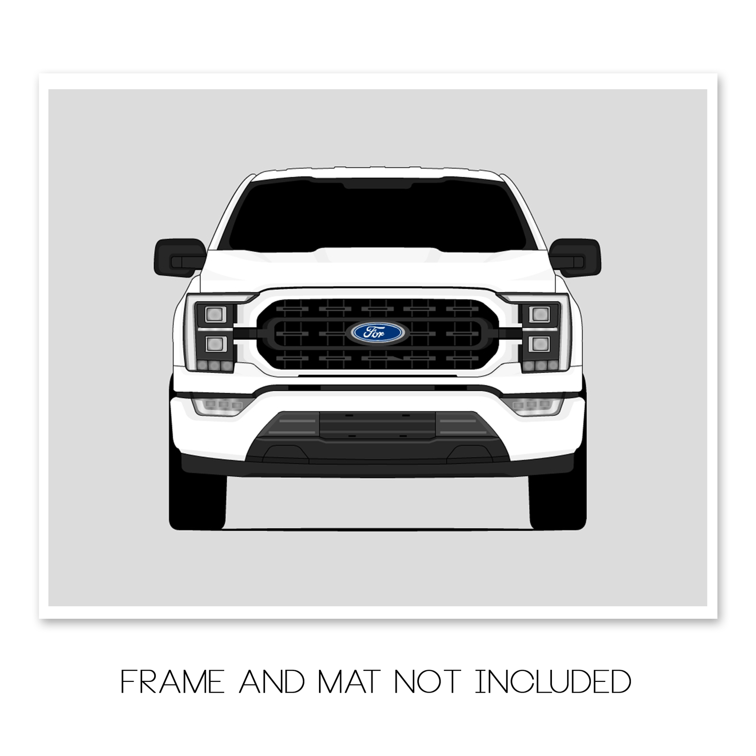 Ford F-150 XL (2021-2023) Gen 14 Poster