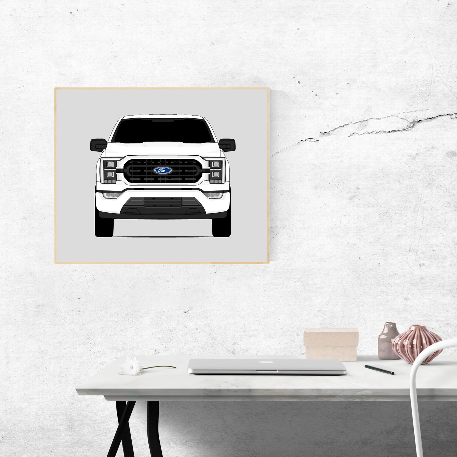 Ford F-150 XL (2021-2023) Gen 14 Poster