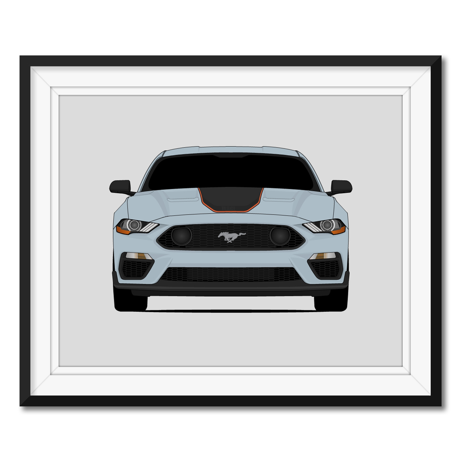 Ford Mustang GT (2021-Present) S550 Poster