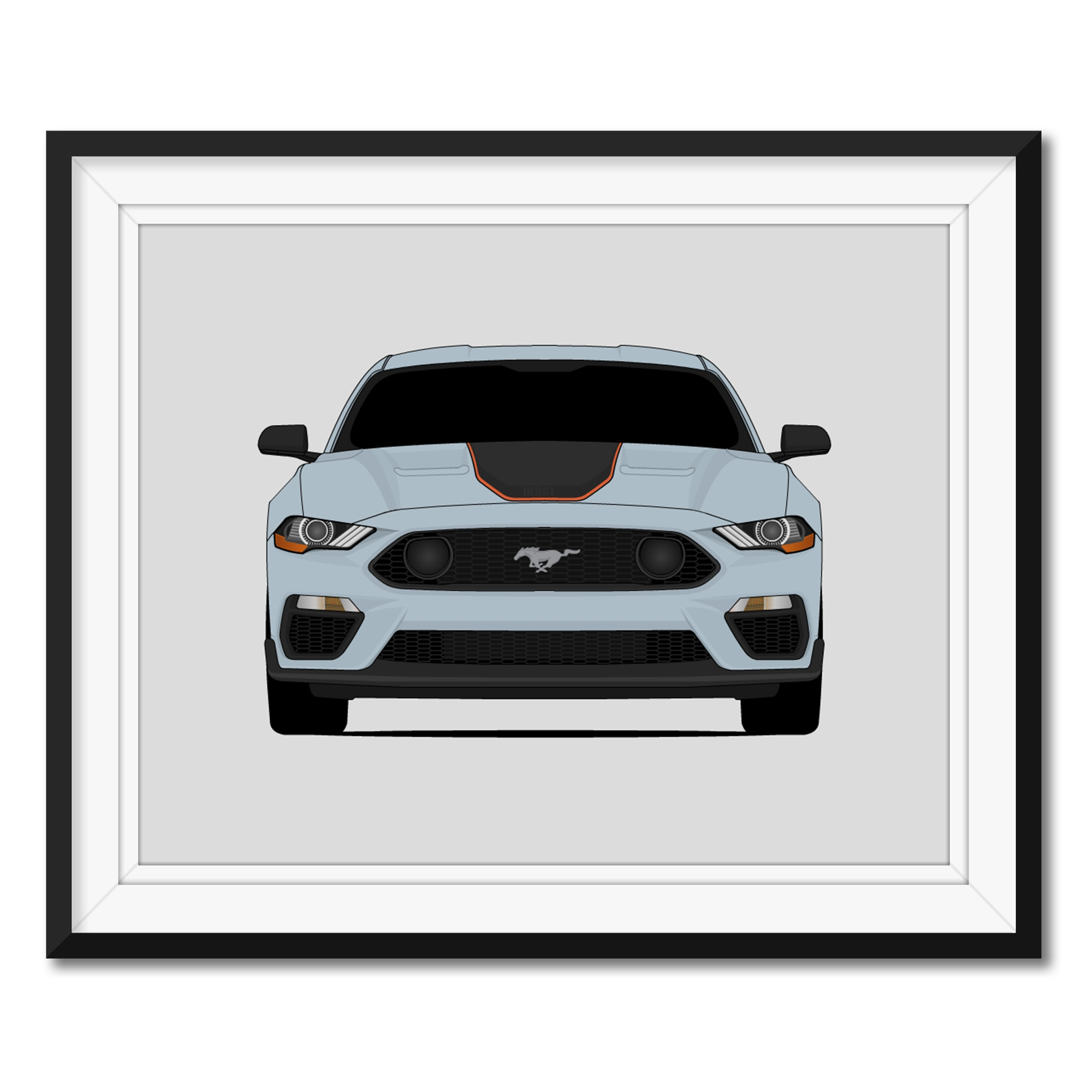Ford Mustang GT (2021-Present) S550 Poster