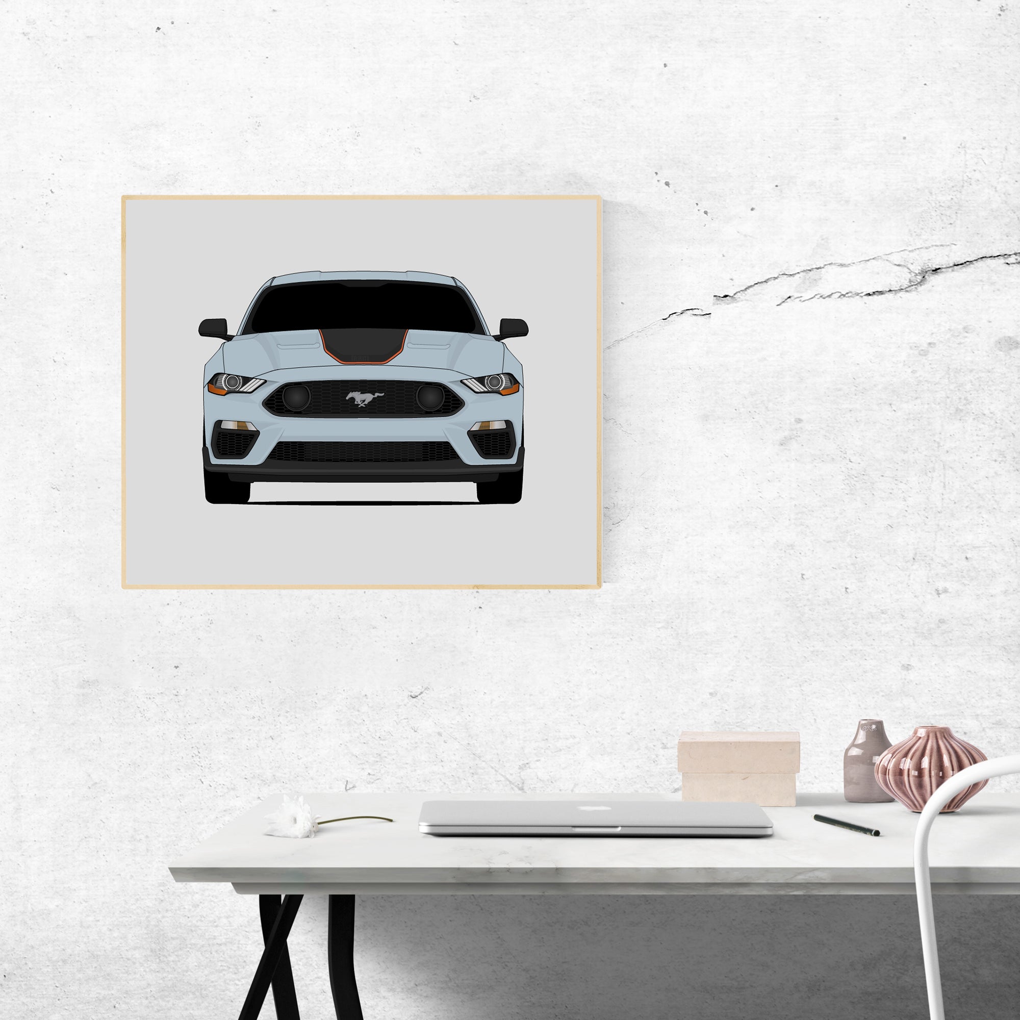 Ford Mustang GT (2021-Present) S550 Poster