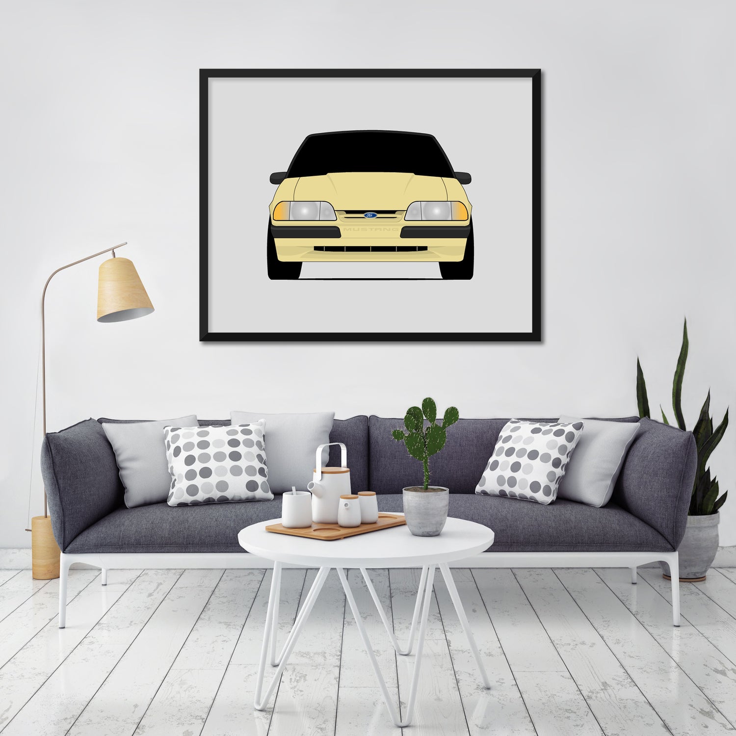 Ford Mustang LX Convertible (1987-1993) Fox Body Poster