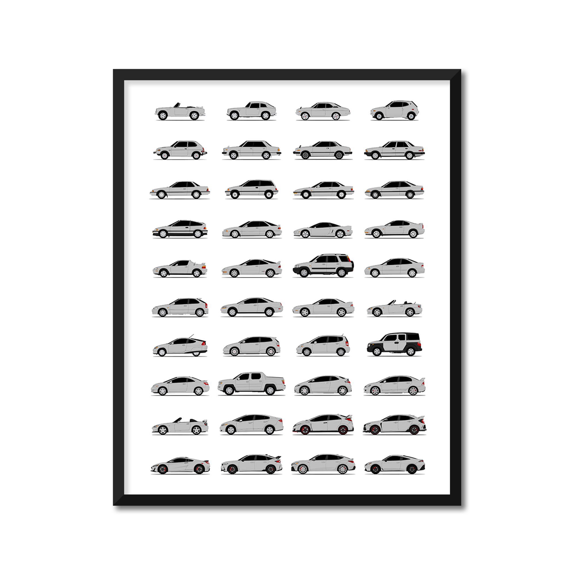 Honda Generations (Side Profile)
