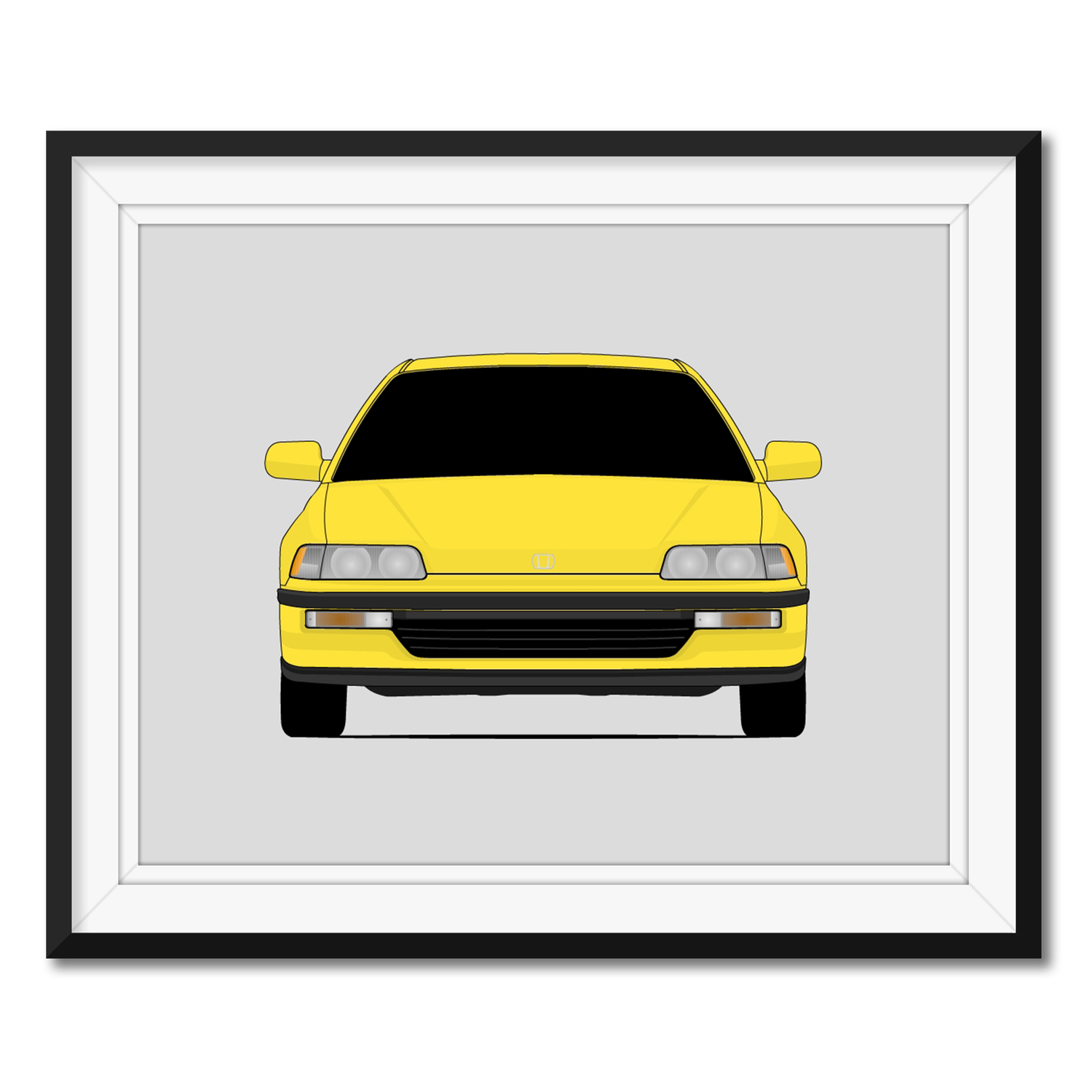 Honda Civic Si (1988-1991) Gen 4 Poster