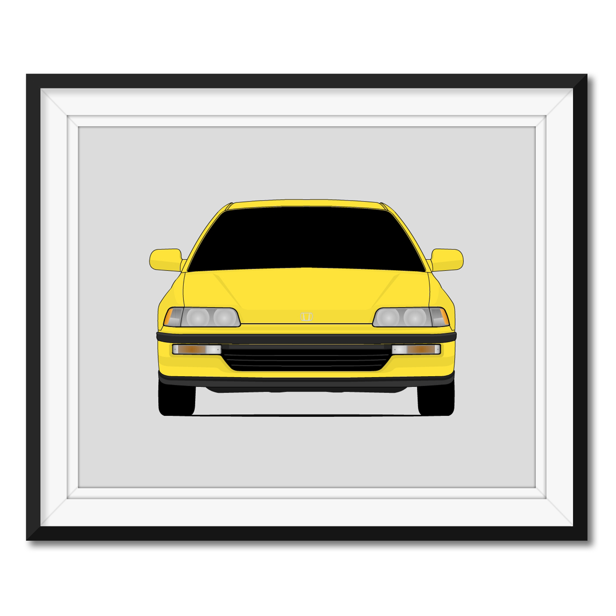 Honda Civic Si (1988-1991) Gen 4 Poster