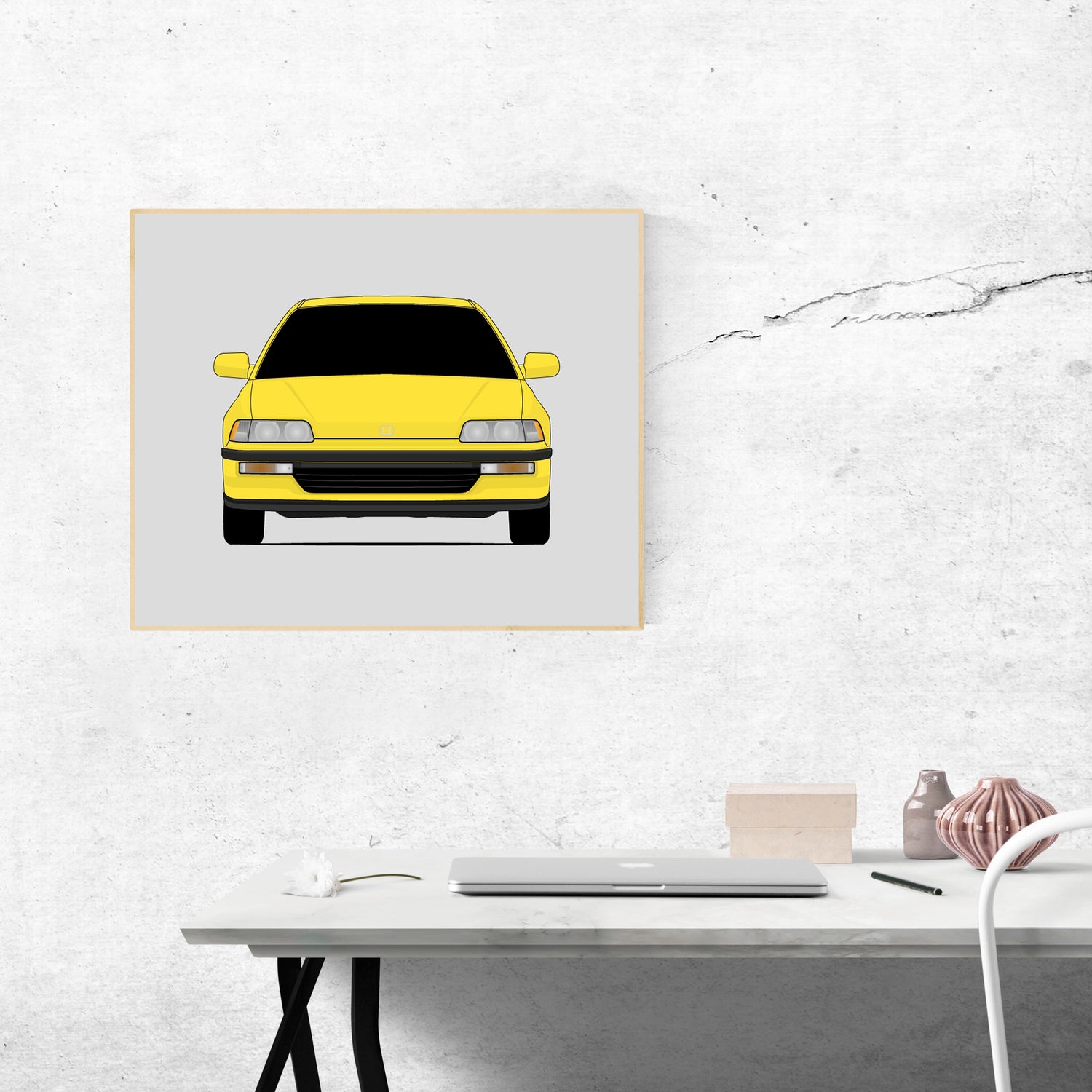 Honda Civic Si (1988-1991) Gen 4 Poster