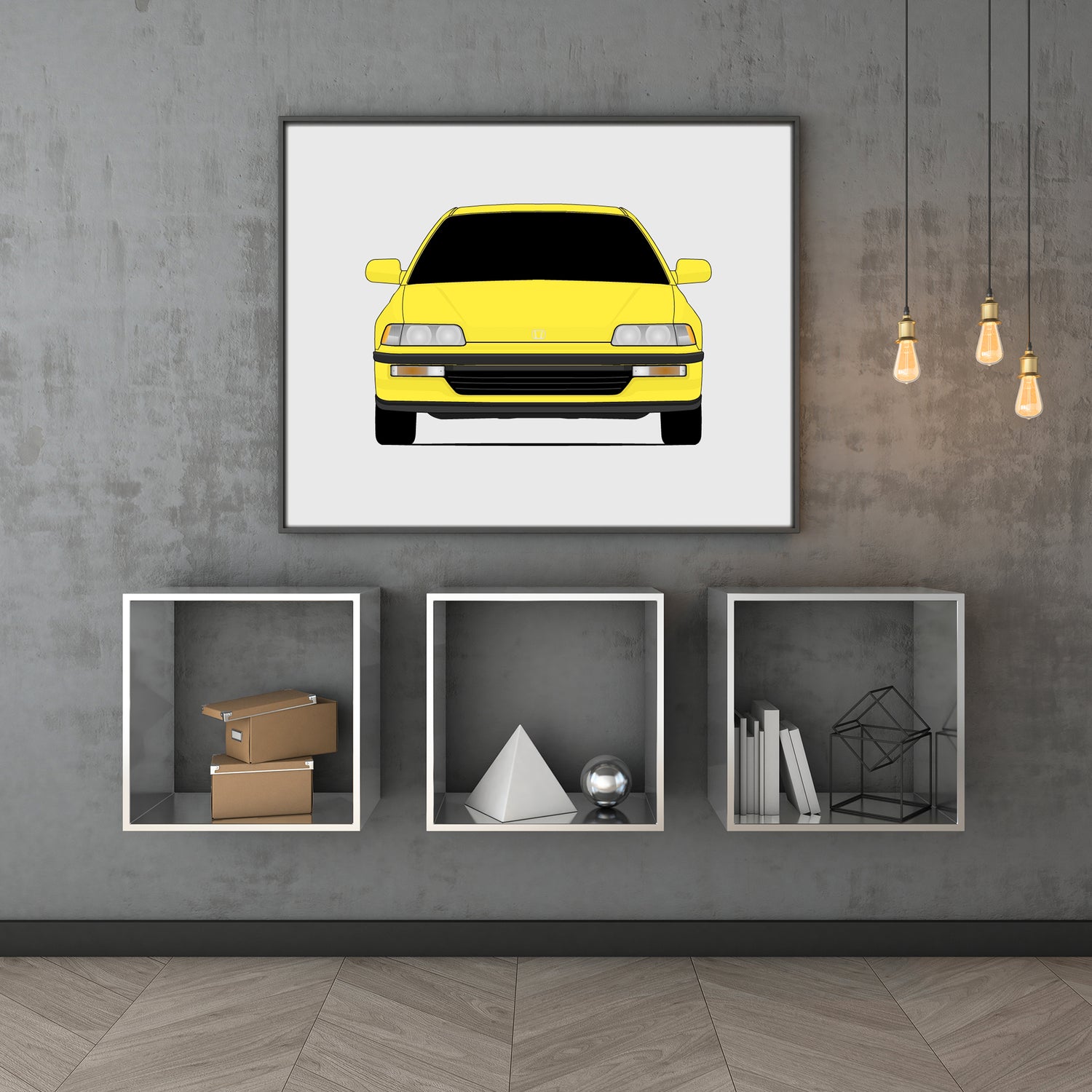 Honda Civic Si (1988-1991) Gen 4 Poster