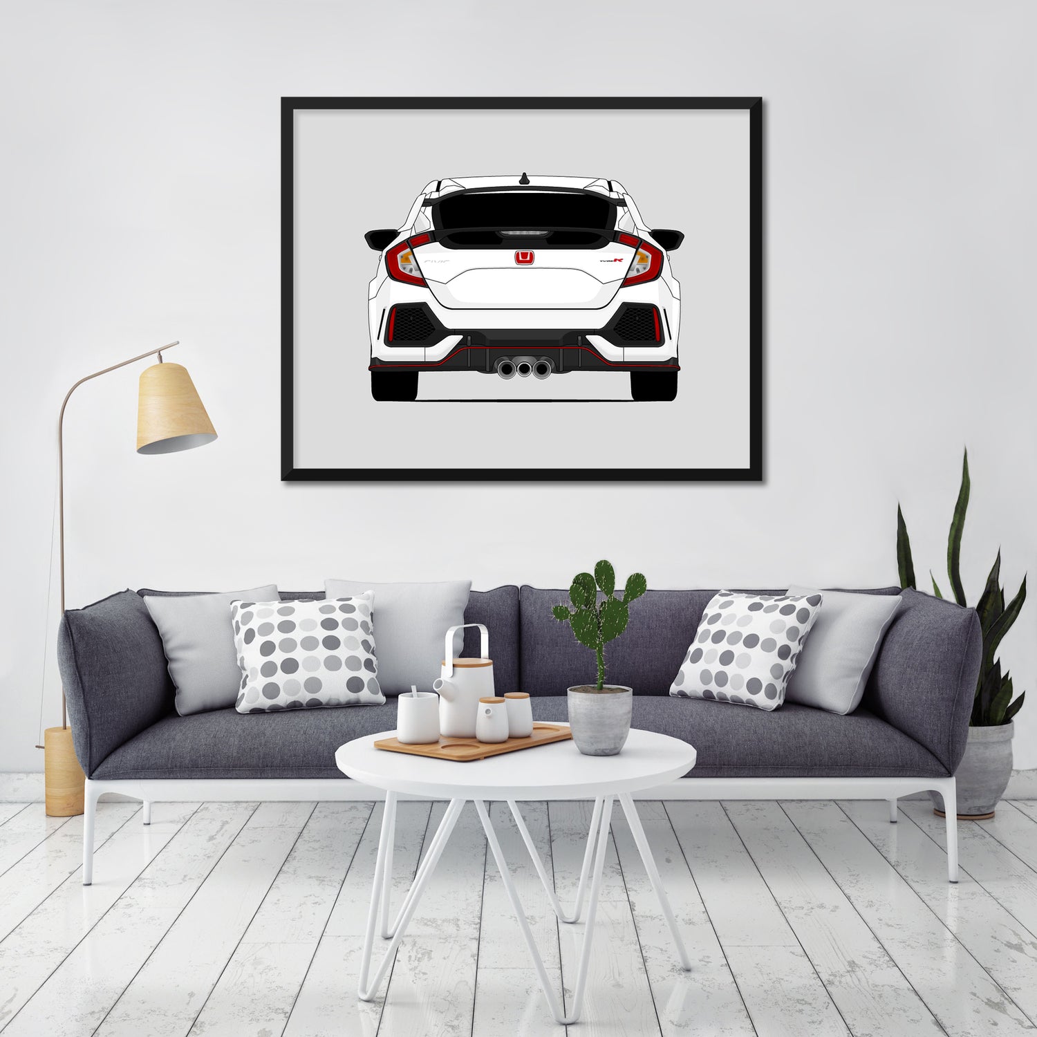 Honda Civic Type R FK8 (2017-2021) Gen 6 (Rear) Poster