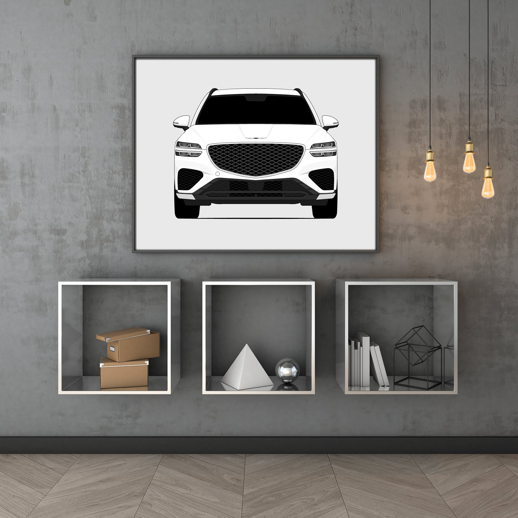 Hyundai Genesis GV70 Sport (2020-2025) Poster