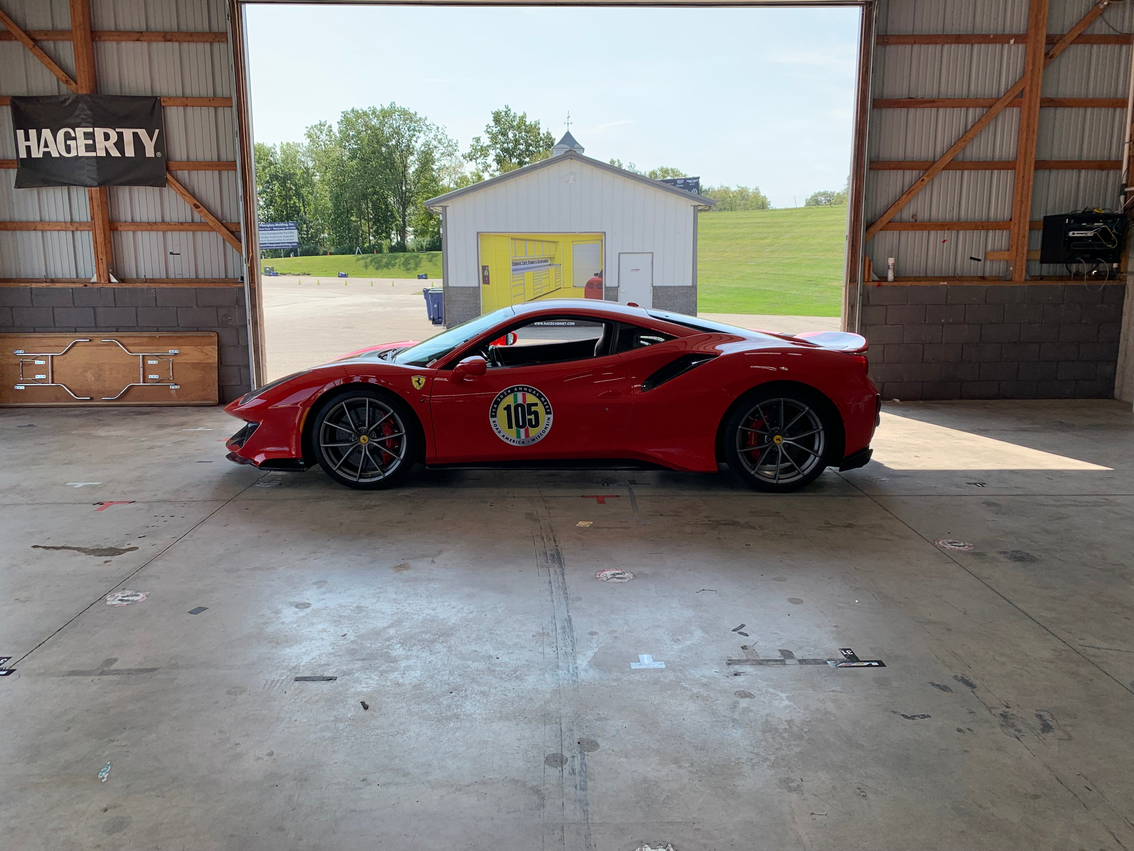 Custom Order: Ferrari 488 with Tracks (18x24)