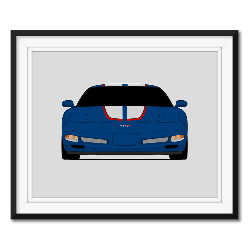 Chevy Corvette Z06 Commemorative Edition C5 (2004) Poster