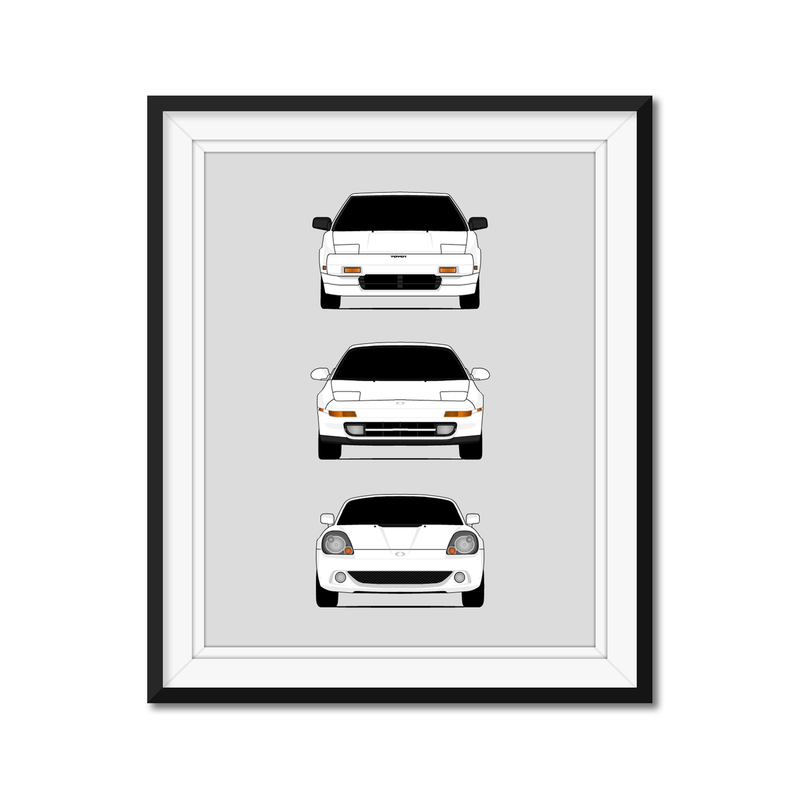 Customizable Version: Toyota MR2 Generations