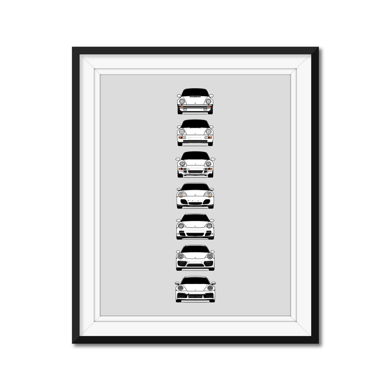 Customizable Version: Porsche 911 Turbo Generations