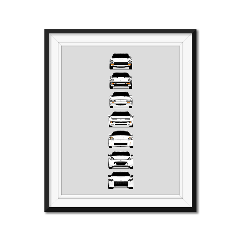 Customizable Version: Nissan Z Car Generations
