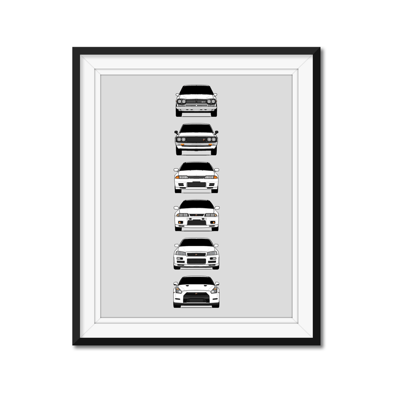 Customizable Version: Nissan Skyline GT-R Generations