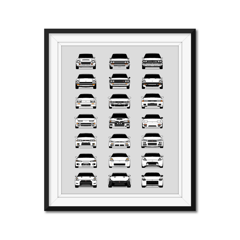 Customizable Version: Nissan Generations History and Evolution