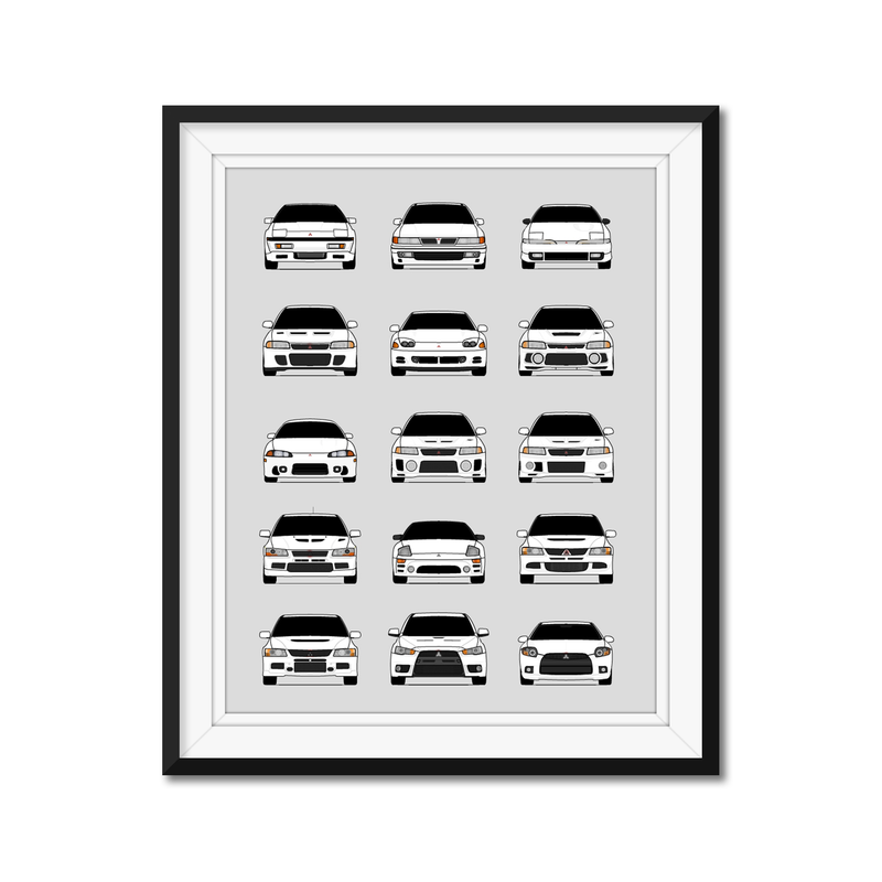 Customizable Version: Mitsubishi Generations History and Evolution