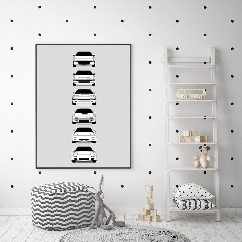 Customizable Version: Mazda RX-7 Generations