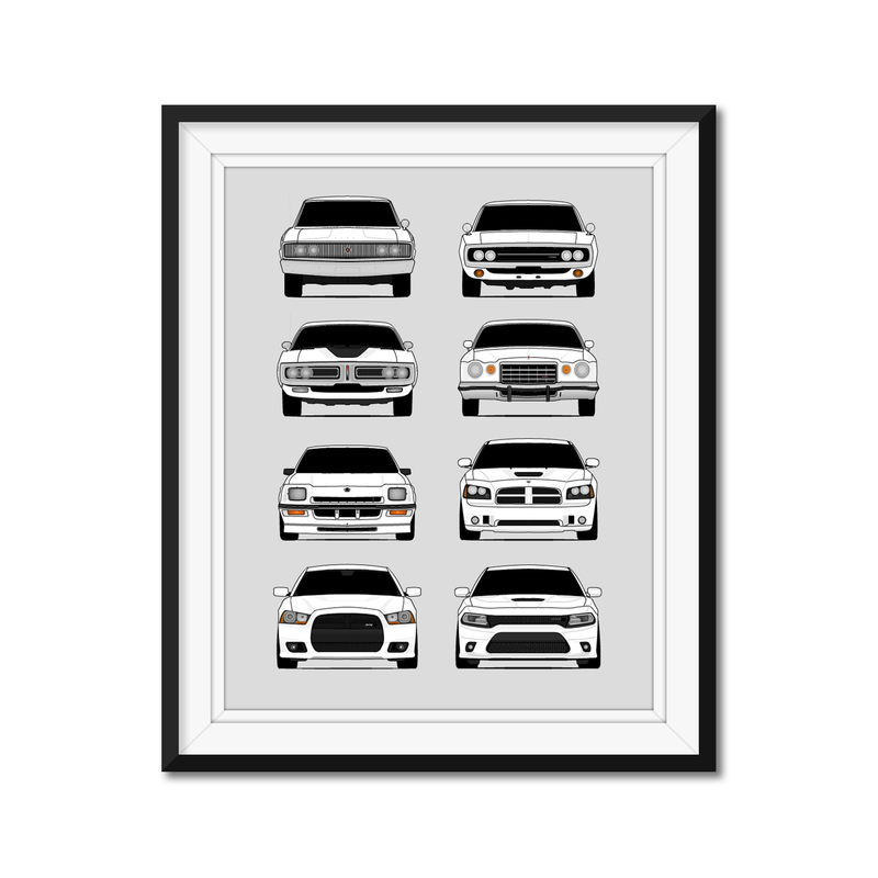 Customizable Version: Dodge Charger Generations
