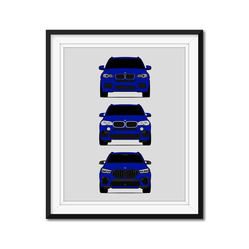 BMW X6M Generations