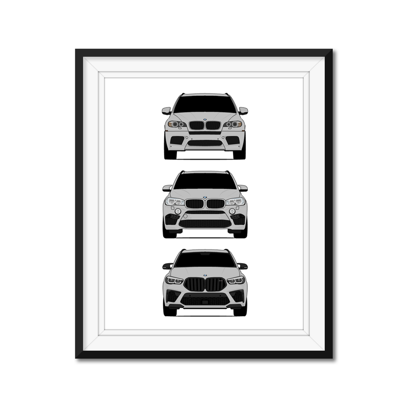 BMW X6M Generations