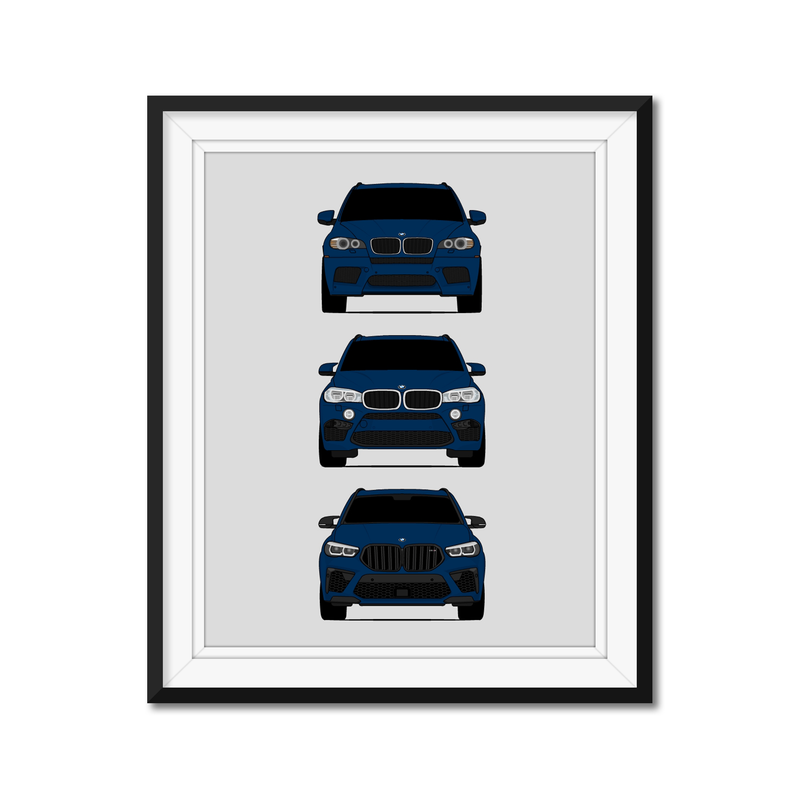 BMW X6M Generations