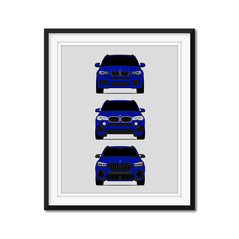 BMW X5M Generations