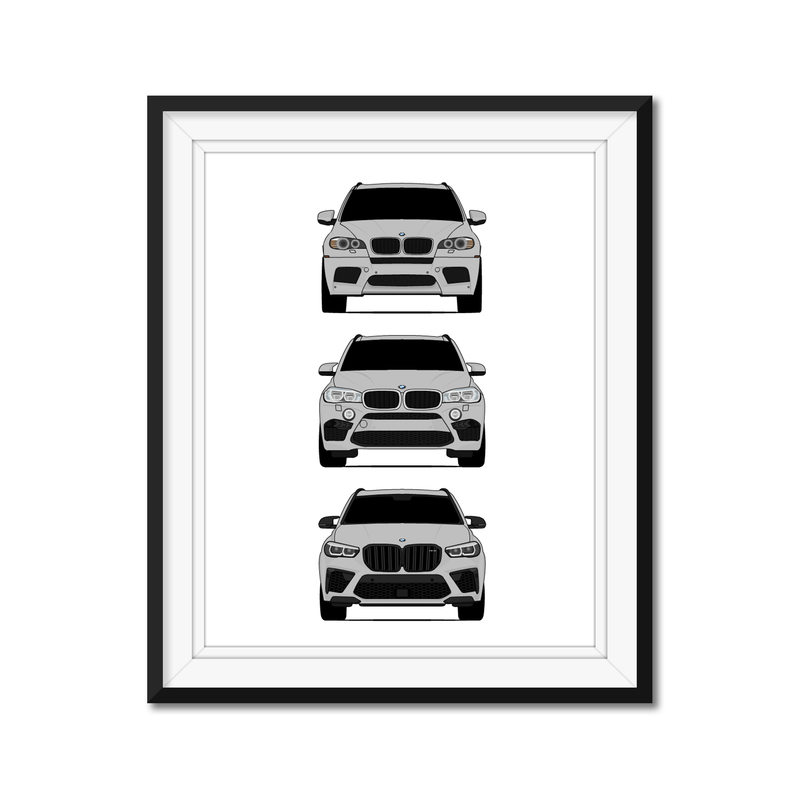 BMW X5M Generations