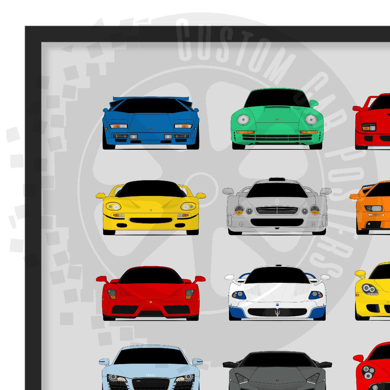 50 Iconic Supercars (Best 50 Supercars)