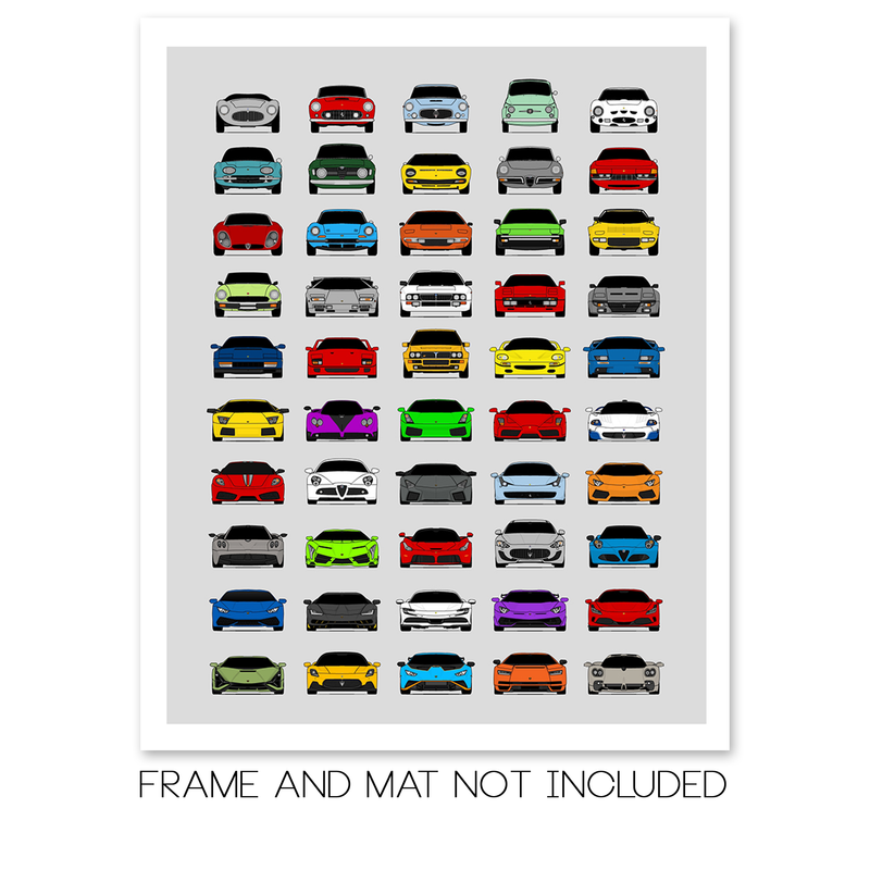 50 Iconic Italian Cars