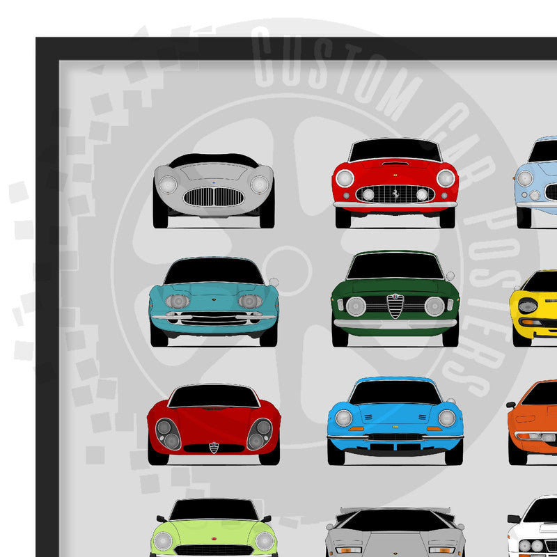 50 Iconic Italian Cars (Best 50 Cars)