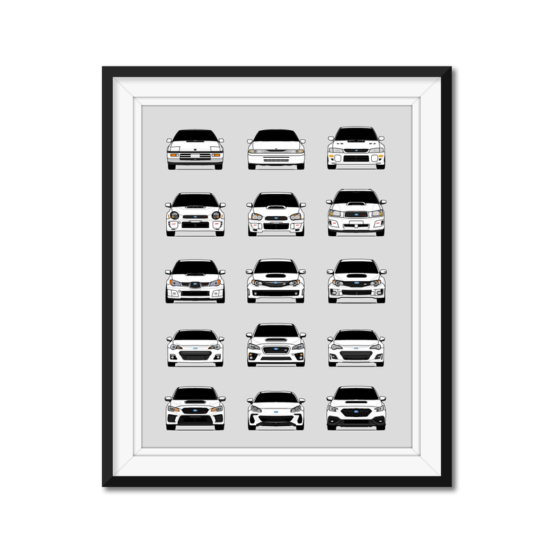 Subaru Generations History and Evolution