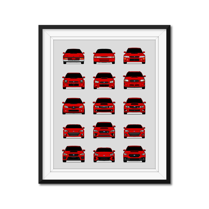 Subaru Generations History and Evolution