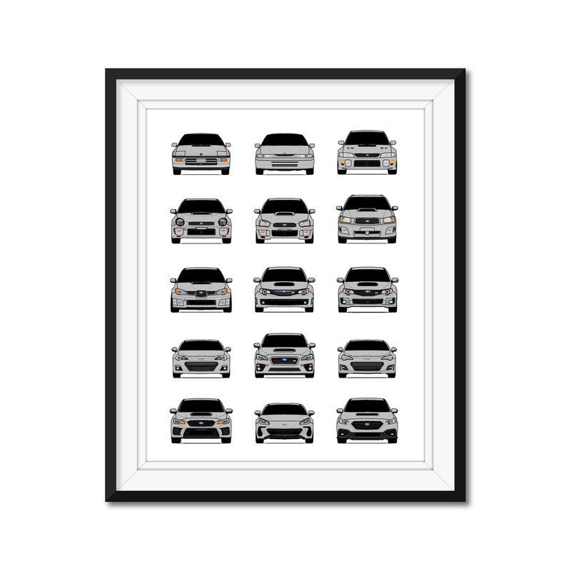 Subaru Generations History and Evolution