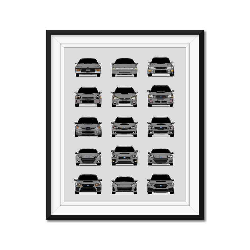Subaru Generations History and Evolution